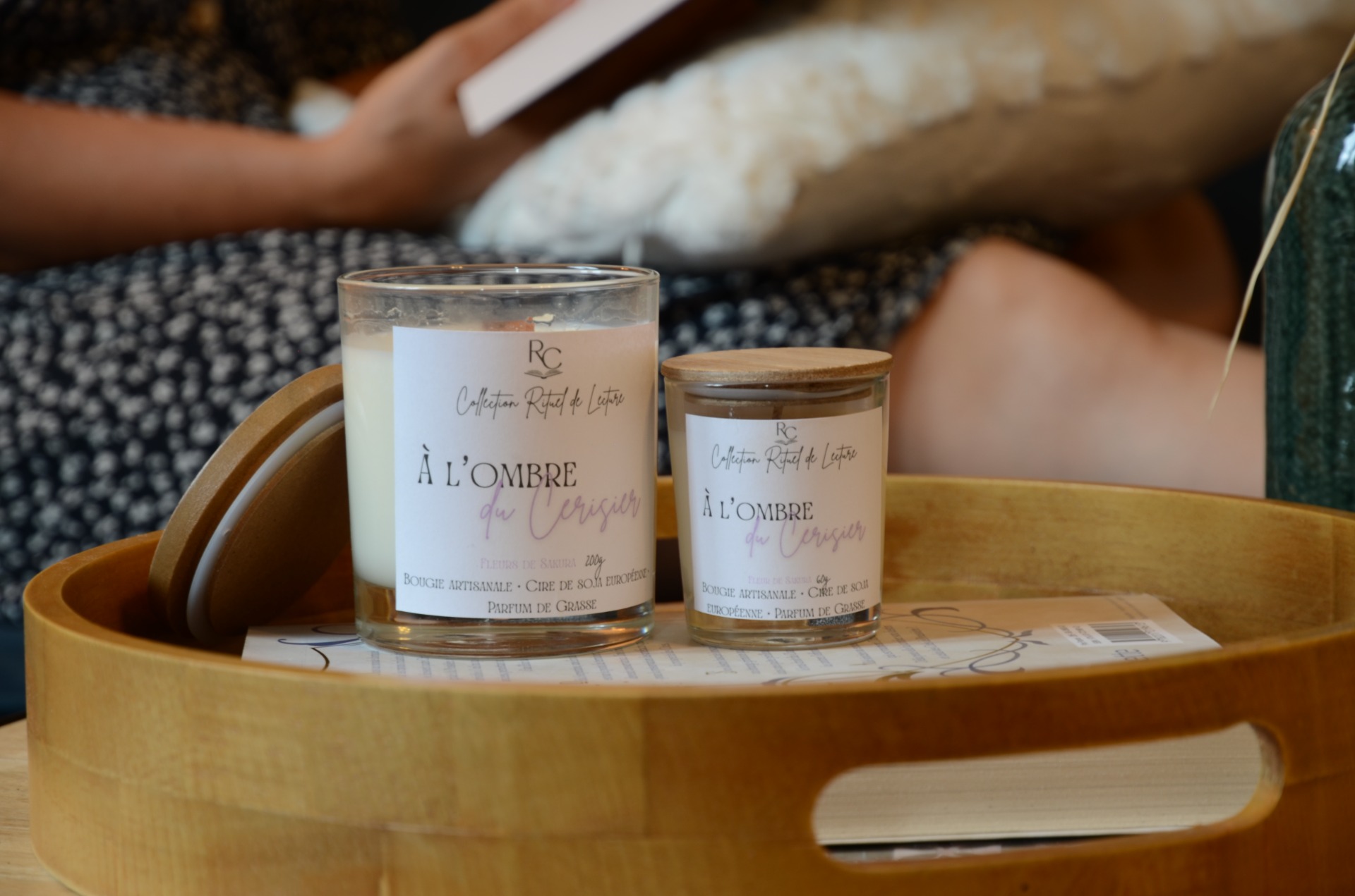 Bougies artisanales parfum de Grasse pour massage sur mesure - Tour Pom'Pin La Bourboule